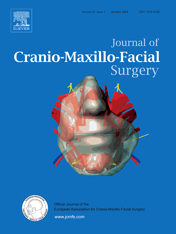 Go to journal home page - Journal of Cranio-Maxillofacial Surgery